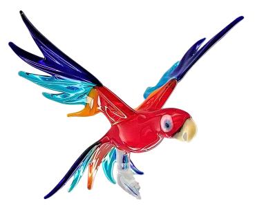 Preview: Orchideenstab - Papagei (normale Ausführung/ rot-gelb-hellblau-dunkelblau)